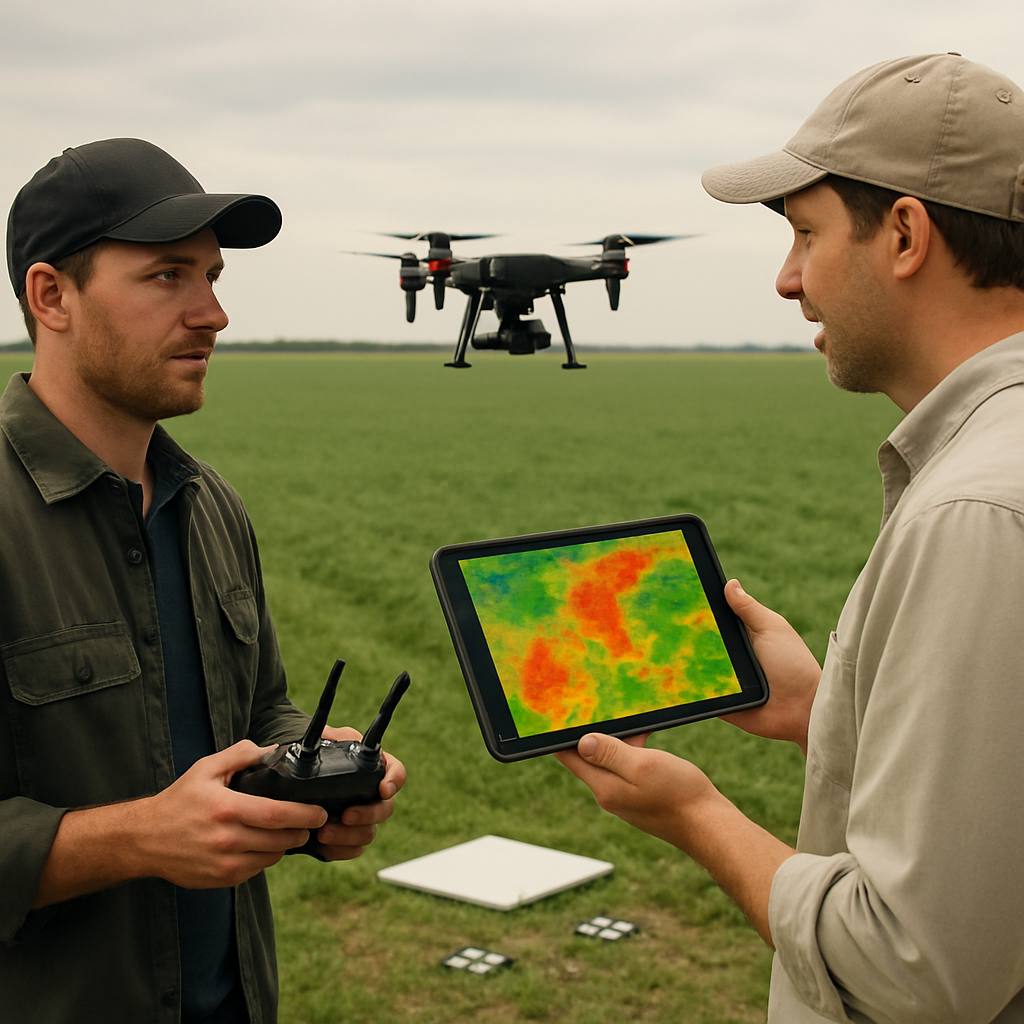 Satelliten- und Drohnenüberwachung in Landwirtschaft – Schulung