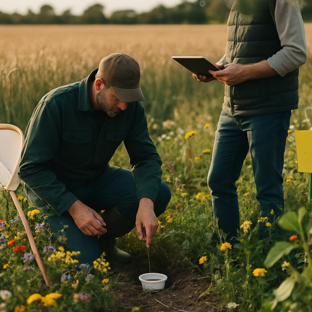 Nützlingsförderung im Feld: Praxistraining bei medien-training